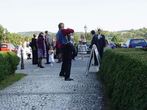 Svatba na zámečku – fotografie 23